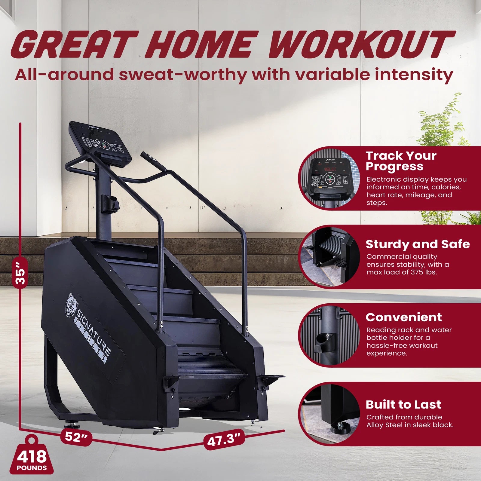 ElevateFit™ Continuous Climber – Transform Your Workout Experience